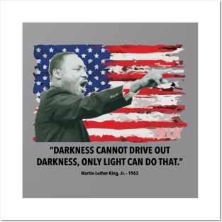 Martin Luther King, Jr. Darkness Posters and Art